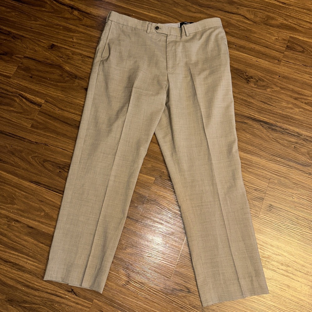 Lands' End Mens Traditional Fit Dress Pants Trousers Size 40 (39x31)